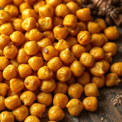 Crunchy_Baked_Chickpea_Snack_with_Spices_cropped Royal Salted Roasted Chana | Shell-Free & Crunchy